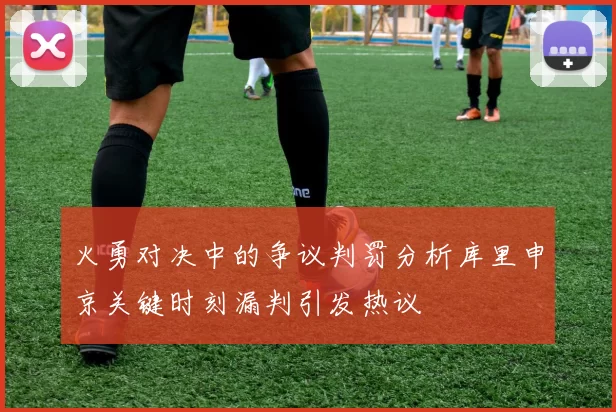 火勇对决中的争议判罚分析库里申京关键时刻漏判引发热议